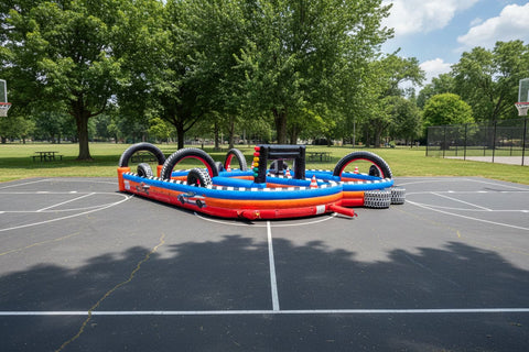 Turbo 1000 Race Track | Commercial Inflatable Interactive Game - IG5455