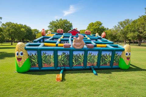 The Lost Patch Inflatable Maze Kids Playground - IG5465