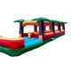 9'H Hawaiian Slip & Slide Double Lane w Pool by Happy Jump