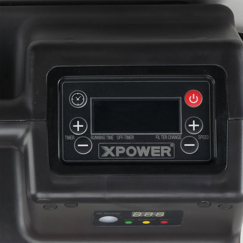 XPOWER X-2830U Professional 5-Stage HEPA Air Scrubber with dual UV lights (UV-C)