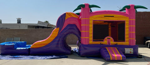 15'H 3 IN 1 Wet & Dry Flamingo Combo by Ultimate Jumpers