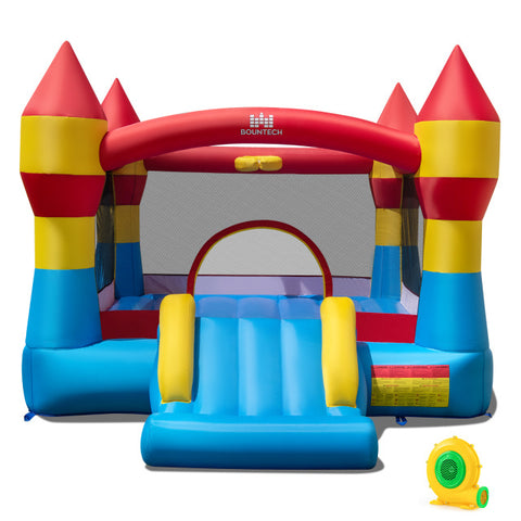 Indoor Outdoor Blow-up Bouncy Castle with 550W Blower for Yard
