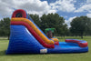 Image of Blue Malibu 18' Double Lane Water Slide WS4185-B | Commercial inflatable Water Slide