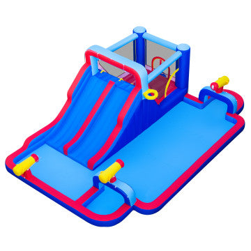 Rocket Theme Inflatable Water Slide Park