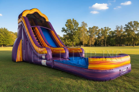 20 Foot Purple Bay Water Slide | Inflatable Water Slide For Sale  - WS4166