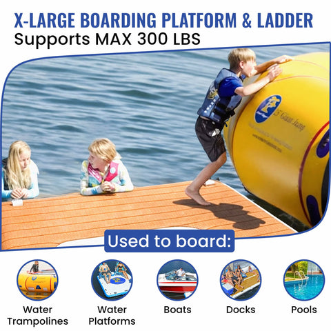 Island Boarding Buddy | Boarding Platform for Adults & Dogs | 2n1 Lounge