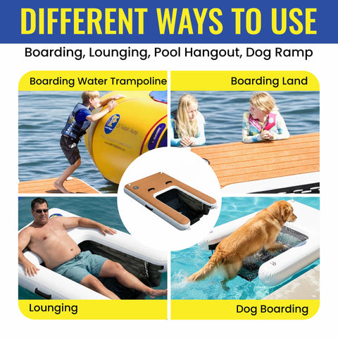 Island Boarding Buddy | Boarding Platform for Adults & Dogs | 2n1 Lounge