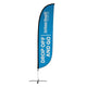 12ft Feather Flag - Jackson Hewitt - Drop Off Service