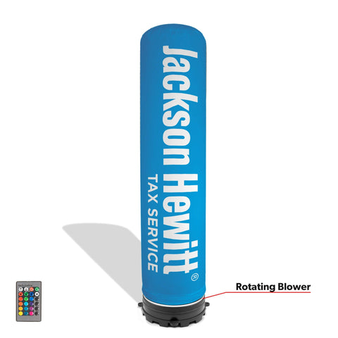 6ft Jackson Hewitt Inflatable LED Pillar
