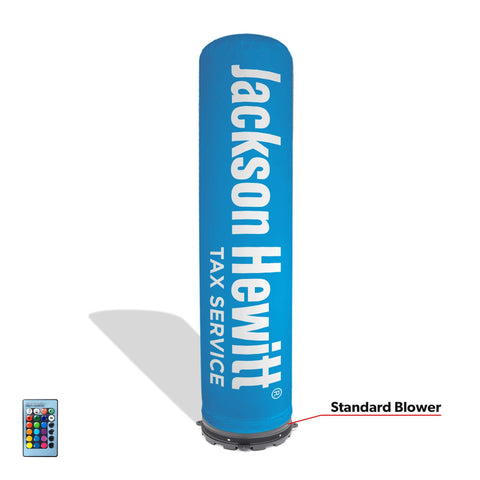 6ft Jackson Hewitt Inflatable LED Pillar