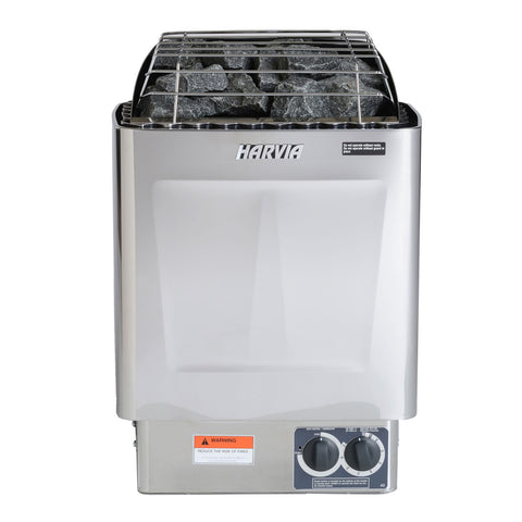 3 kW Harvia KIP Wet Dry Sauna Heater Stove Digital Controller by Aleko
