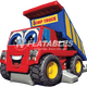 18'H Jump Truck Combo™ (Red/Blue) by Cutting Edge