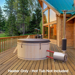 ALEKO External Wood-Burning Hot Tub Heater - Equivalent to 10-15kW - 2-3/5