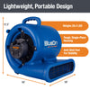 Image of BlueDri BD-MS35 Max Storm 35 1/3 HP, 2900 CFM Mini Air Mover Blower Fan by B-Air