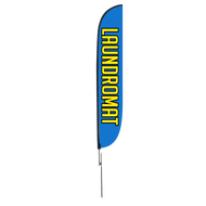 Laundromat Feather Flag