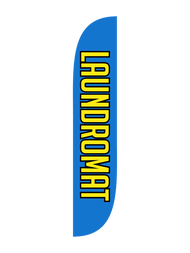 Laundromat Feather Flag