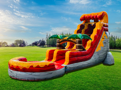 18FT Lava Rush Wet and Dry Water Slide