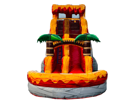 18FT Lava Rush Wet and Dry Water Slide