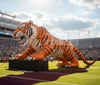 Image of Inflatable Leaping Tiger Mascot by Cutting Edge