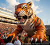 Image of Inflatable Leaping Tiger Mascot by Cutting Edge