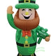8'H Air Blown Inflatable St. Patrick's Day Leprechaun w/ Sign by Gemmy Inflatable
