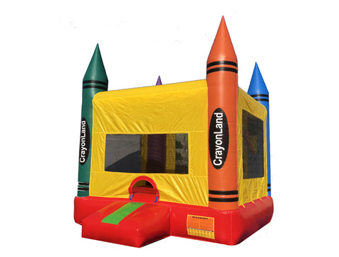Light-Commercial Crayon Bouncer 13’x13′ (Open Box)