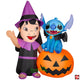 6' Gemmy Airblown Inflatable Halloween Disney Lilo & Stitch Pumpkin Scene