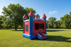 Marble Blue Castle 11x11 Commercial Inflatable Bounce House - MN1110-1MB