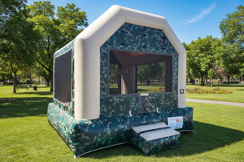 Buy Camo Bounce House for Outdoor Events
