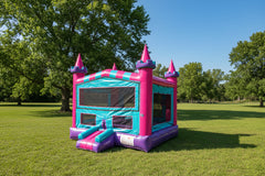 Module Castle (Marble Teal) 13x13 Commercial Inflatable Bounce House - MN1165-1MT