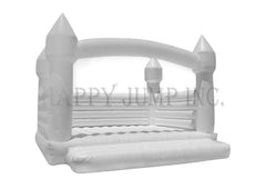 Elegant White Wedding Bounce House