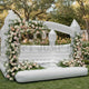 Elegant White Wedding Bounce House Commercial Inflatable Bounce House - MN1178