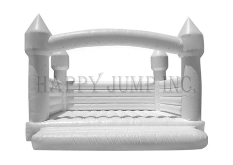Elegant White Wedding Bounce House