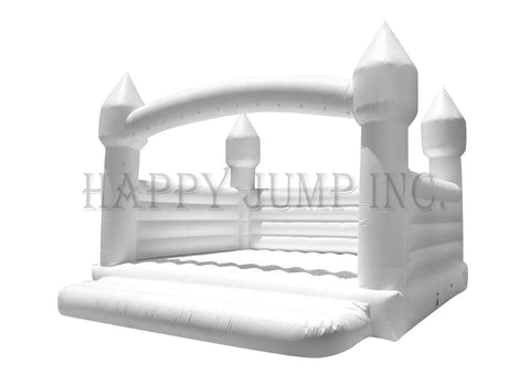 Elegant White Wedding Bounce House