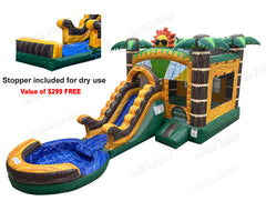 Marble Front Slide Jungle Combo ( Wet /Dry )