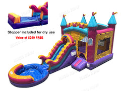 Marble Front Slide Princess Combo ( Wet /Dry )