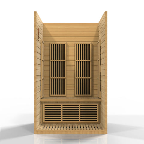 Maxxus "Seattle" 2 Person Low EMF FAR IR Sauna (MX-J206-01)