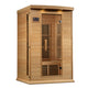 Maxxus 2-Person Low EMF (Under 8MG) FAR Infrared Sauna (Canadian Hemlock) by Dynamic Saunas Direct