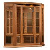 Image of Maxxus "Avignon" 3 Person Corner Near Zero EMF FAR IR Sauna (MX-K356-01-ZF CED / MX-M356-01-ZF CED)