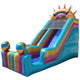 24′H Front Load Single Lane Slide By Ultimate Jumpers