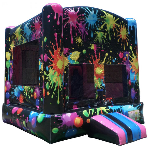 Paint Splatter Bounce House J178 by Ultimate Jumpers