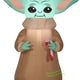 3 1/2' Christmas Mandalorian "The Child" Grogu w/ Candy Cane by Gemmy Inflatables