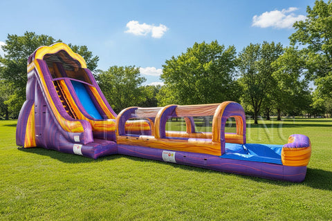 Purple Bay Inflatable Water Slide - WS4169