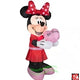 3.5' Gemmy Airblown Inflatable Valentine's Day Minnie Mouse Holding Heart