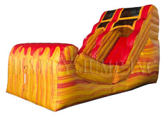 Molten Lava (16' Wet & Dry Slide) by Happy Jump