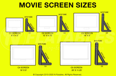 A2 Movie Screen (25‘x14’)