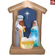 6' Gemmy Airblown Inflatable Harlequin Christmas Nativity Scene by Gemmy Inflatables
