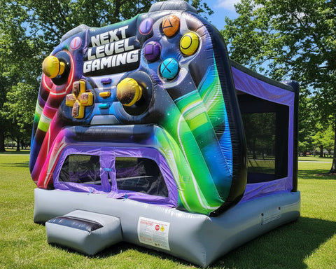 Next Level Gaming Jumper | Commercial Inflatable Bounce house 15x15 MN1163-15