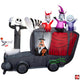10' Gemmy Airblown Inflatable Halloween Disney's Nightmare Before Christmas Mayor-Mobile Scene
