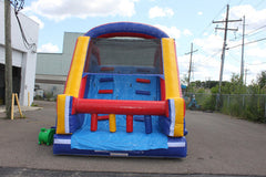 12'H Dual Lane Slide With Removable Pool by MoonWalk USA